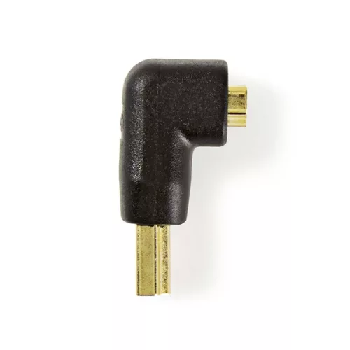 Nedis CVGB34901BK HDMI átalakító adapter, aranyozott 90°-os, pipa