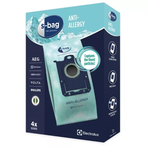 Nedis Electrolux gyári porzsák E206S s-bag® 9001684605 antiallergén