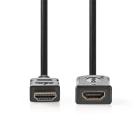   Nedis ultra HD HDMI hosszabbító (toldó) kábel CVGL34096BK20, HDMI dugó - aljzat, 4K@60Hz, ARC, 10,2 Gbps, 2 m