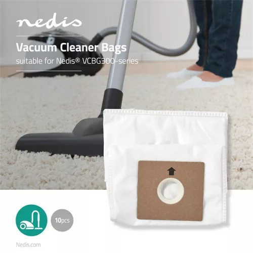 Nedis DUBG121NED10 porzsák: Nedis VCBG300-as sorozathoz , 10db/csomag