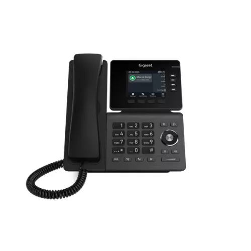 GIGASET P810B IP PRO IP asztali telefon, színes TFT kijelző, 4 funckiós LED billentyűk, HD hang, POE képes, Bluetooth