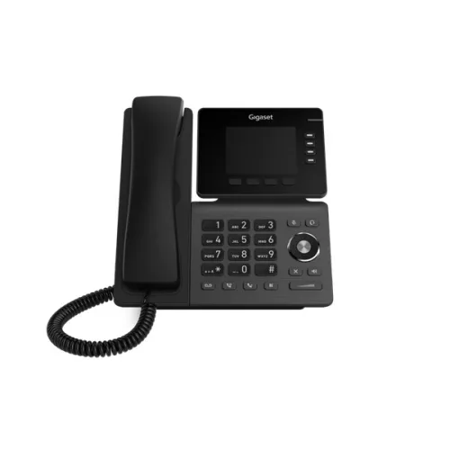 GIGASET P810B IP PRO IP asztali telefon, színes TFT kijelző, 4 funckiós LED billentyűk, HD hang, POE képes, Bluetooth
