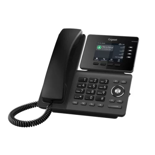 GIGASET P810B IP PRO IP asztali telefon, színes TFT kijelző, 4 funckiós LED billentyűk, HD hang, POE képes, Bluetooth
