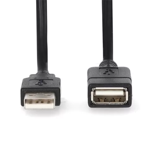 Nedis CCGL60010BK20 USB hosszabító / toldó kábel, USB2.0, hossz: 2m