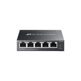   TP-LINK Switch 5x1000Mbps (1xPOE + 4xPOE+) Fémházas Easy Smart (Omada), ES205GP