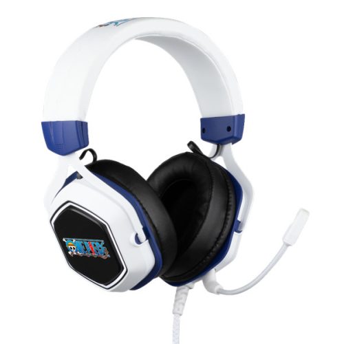 KONIX - ONE PIECE 7.1 Fejhallgató Vezeték Nélküli Gaming Stereo, Mikrofon, Fehér
