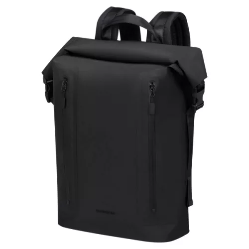 SAMSONITE Notebook hátizsák 156087-1041, 15.6" - Fekete -COATIFY BIZ IPX4 ROLLTOP