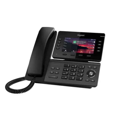 GIGASET P820 IP PRO IP asztali telefon, színes TFT kijelző, 8 funckiós LED billentyűk, HD hang, USB, POE képes