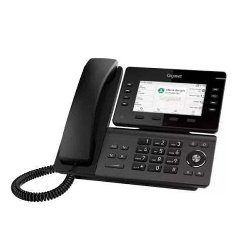 GIGASET P820 IP PRO IP asztali telefon, színes TFT kijelző, 8 funckiós LED billentyűk, HD hang, USB, POE képes
