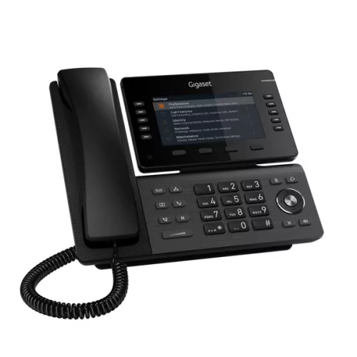 GIGASET P850W IP PRO IP asztali telefon, színes TFT kijelző, 10x LED funkcióbillentyű, HD hang, 2x USB, POE képes