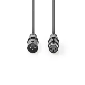   Nedis  COTG15010GY100 balanced/szimmetrikus  XLR 3 tűs dugó | XLR 3 tűs aljzat, 10m