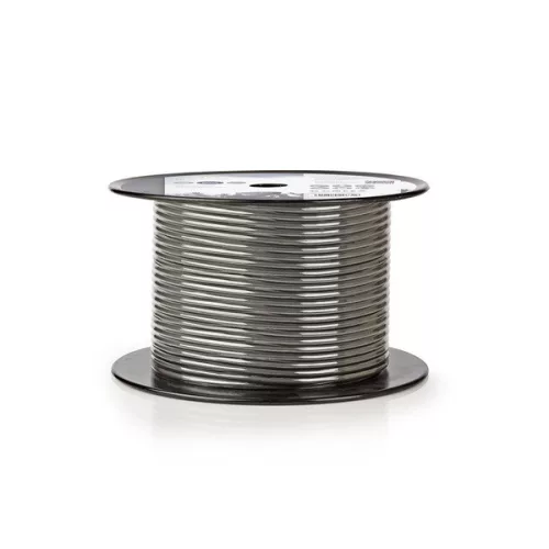 Nedis COTR15010GY100 mikrofon kábel 2 x 0,23 mm2 | Réz | 100 m