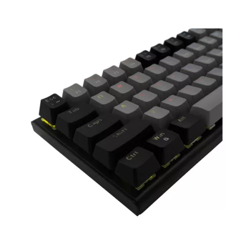 WHITE SHARK WAKIZASHI-2/G-B/R-HU, GK-002713V2/G-B/R-HU szürke/fekete, magyar, mechanikus gamer billentyűzet