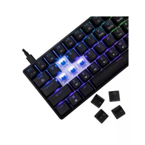 WHITE SHARK GK-004121B/BL-US SHINOBI-2/B-BL-US mech. bill. 61 kék gomb,fekete,angol