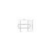 SBOX BL-3744F fali konzol,32-75/81 - 191cm, max.400x400 max.45Kg