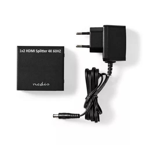 Nedis VSPL3472AT HDMI splitter, 1 x HDMI be - 2 x HDMI ki, 4K@60Hz