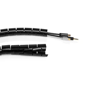 Nedis SWB KS-10BLACK kábelrendező spirál 60mm, hossz: 10m