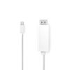Nedis CCGL37600WT20 mini Display port1.2 kábel, mini Display port dugó - HDMI dugó, 1080p, 2m