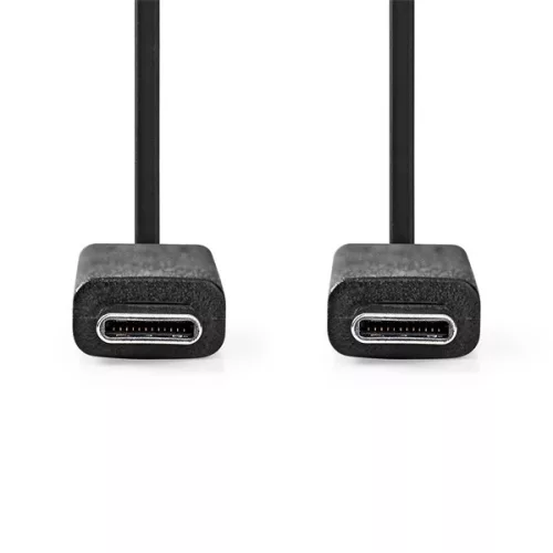 Nedis CCGL64750BK10 USB C - USB-C kábel, USB3.2 Gen 2, 240W, 20 Gbps, 1m, (USB3.1, USB3.0, USB2.0)