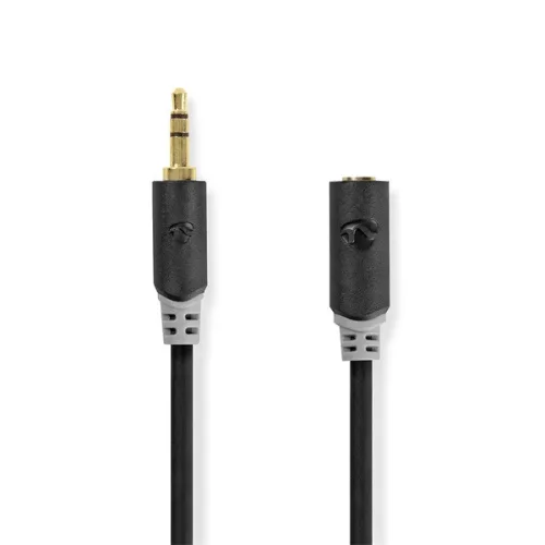 Nedis CABW22050AT20 sztereo audió kábel 3,5mm sztereo jack dugó - 3,5mm sztereo jack aljzat,  2 m