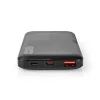 Nedis UPBKPD10000BK powerbank, hordozható külső akkumulátor, power bank 10000mAh