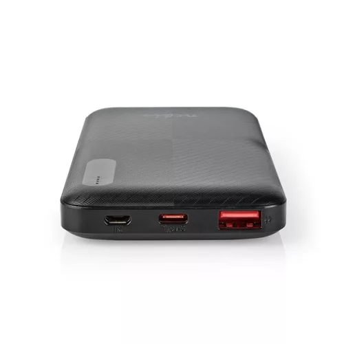 Nedis UPBKPD10000BK powerbank, hordozható külső akkumulátor, power bank 10000mAh