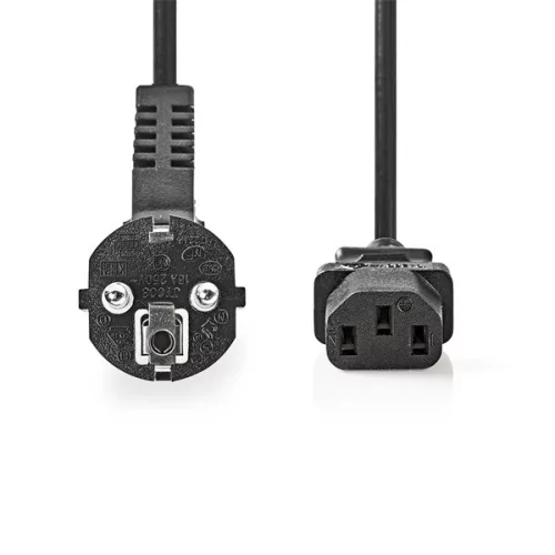 Nedis CEGL10015BK30 tápkábel IEC-320-C13, 3 x 1,5 mm, hossz 3m (IEC320-C13)