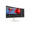 LG ívelt 144Hz monitor 38" 38WR85QC,3840x1600,21:9,450cd/m2,1ms,HDMIx2/Displayport/USBx4/USB-C/RJ45