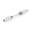 Nedis CCBW65950WT01 USB-C (USB C) dugó - 3,5 mm sztereo jack aljzat, aranyozott, 0,10m