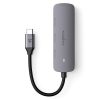 Nedis CCGB64220GY01 4 portos USB hub, USB-C dugó (USB C) - 4x USB A 3.2 Gen 1