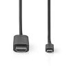 Nedis CCGB64655BK20 USB 3.2 Gen 1, USB-C (USB C) - HDMI 4K@60Hz, 2m