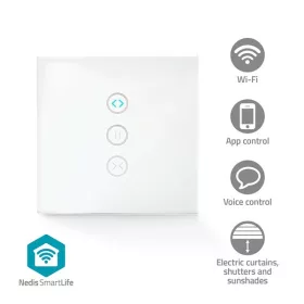   Nedis WIFIWC10WT Wi-Fi függöny, redőny, napellenző vezérlő kapcsoló, 300 W, Android / IOS, Smart life család tagja