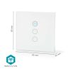 Nedis WIFIWC10WT Wi-Fi függöny, redőny, napellenző vezérlő kapcsoló, 300 W, Android / IOS, Smart life család tagja