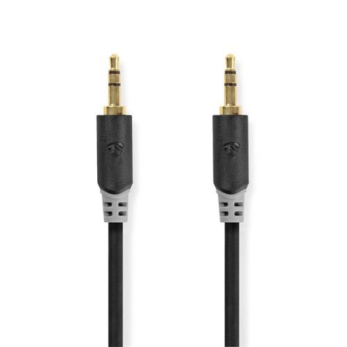 Nedis CABW22000AT50 sztereo audió kábel 3,5mm sztereo jack dugó - dugó,  aranyozott,  5 m