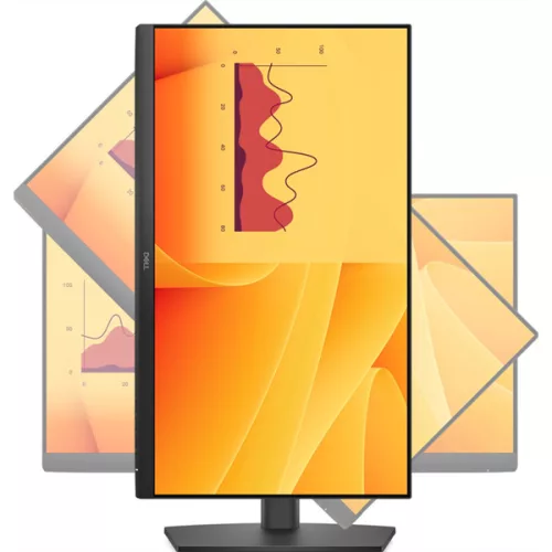 DELL Pro 22 Monitor 22" E2225HSM FHD 1920×1080, VA 100Hz 16:9  3000:1, 250cd, 5ms, HDMI, DP, VGA, fekete