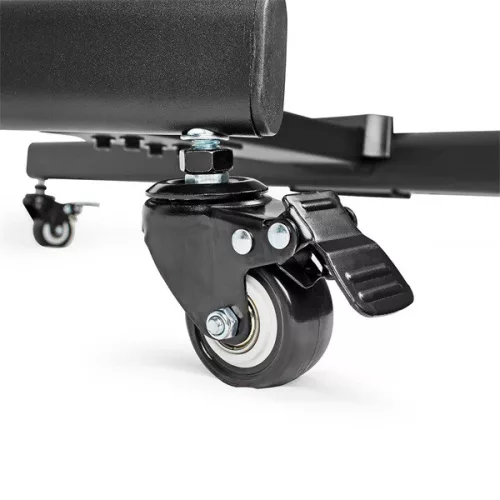 Nedis TVSM5100BK kerekes gurulós LCD TV/Monitor állvány (tartó konzol), 32"-55", szabadon álló, 35kg