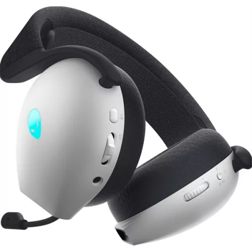 DELL Alienware Tri-Mode Wireless Gaming fejhallgató  AW725H - Lunar Light