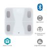 Nedis BTHPS11WT Bluetooth® okos személy mérleg, max. terhelés 180kg, Android™ / IOS