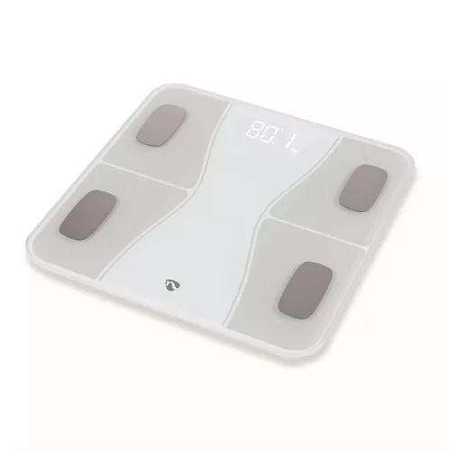 Nedis BTHPS11WT Bluetooth® okos személy mérleg, max. terhelés 180kg, Android™ / IOS