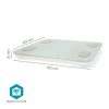 Nedis BTHPS11WT Bluetooth® okos személy mérleg, max. terhelés 180kg, Android™ / IOS