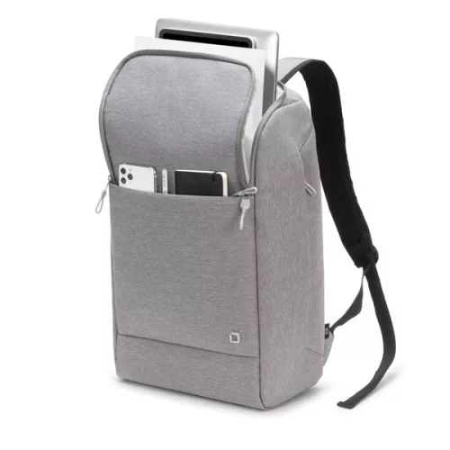DICOTA D31876-RPET Notebook hátizsák Eco MOTION 13 - 15.6" Világosszürke