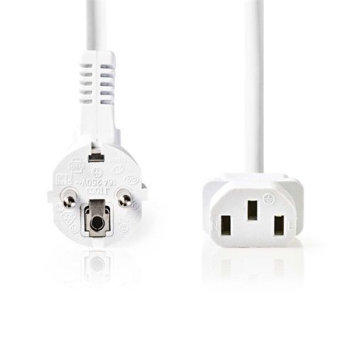 Nedis CEGL10000WT30 táp kábel IEC-320-C13, 3 x 0.75 mm˛ hossz 3m, fehér