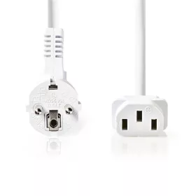   Nedis CEGL10000WT50 táp kábel IEC-320-C13, 3 x 1mm˛ hossz 5m, fehér