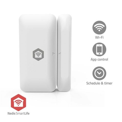 Nedis ZBSD10WT okos ablak / ajtó nyitás érzékelő, Zigbee 3.0, elemes, Android™ / IOS