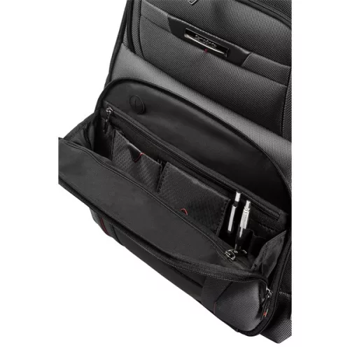 SAMSONITE Notebook hátizsák 106361-1041 Pro-Dlx 5 black expandable laptop backpack 17.3", Fekete