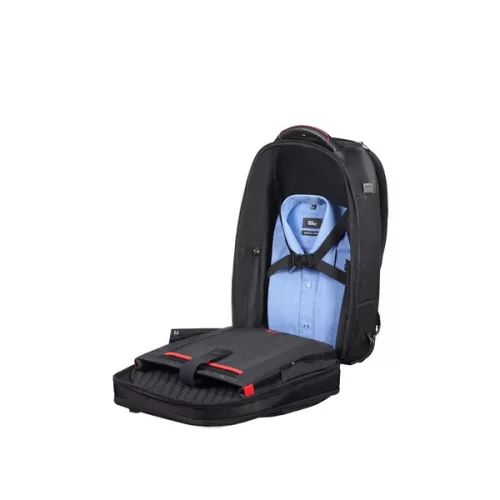 SAMSONITE Notebook hátizsák 106362-1041 Pro-Dlx 5 black backpack 17.3", Fekete