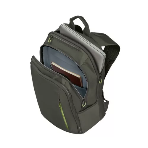 SAMSONITE Hátizsák 139469-6207 Guardit Classy BACKPACK 15.6" GUNMETAL GREEN, Zöld