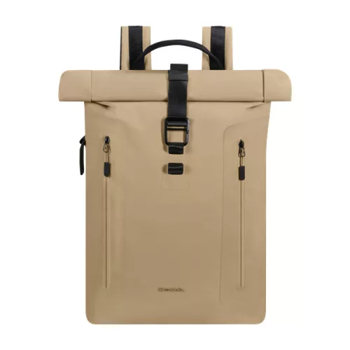 SAMSONITE Notebook hátizsák 151792-1775 Coatify Biz ROLLTOP BACKPACK 15.6" SAND, homok
