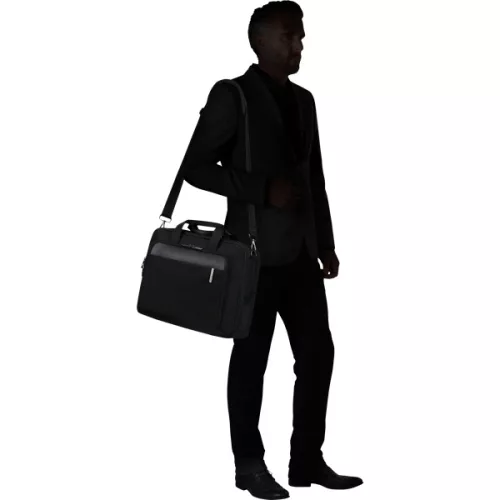 SAMSONITE Notebook aktatáska 153526-1041 Evosight BAILHANDLE 17.3" BLACK, fekete