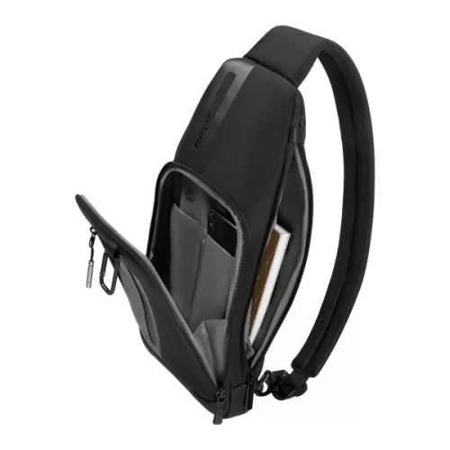 SAMSONITE Sling táska 155238-1041 Biz2Go SLINGBAG M BLACK, Fekete